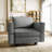 Upholstered Accent Armchair With Storage-879807867