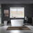 56" x 32" Freestanding Acrylic Bathtub with Wide Rim for Faucet Installation (Faucet Not Included)-58955084