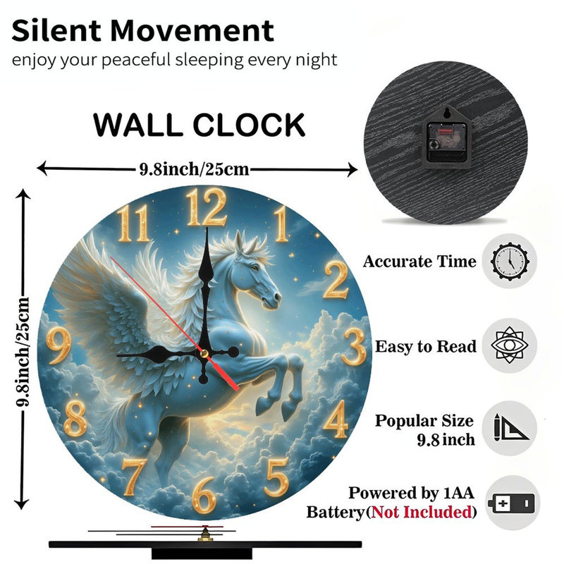Horloge murale Pégase
