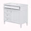 Meuble-lavabo simple 36 po avec plateau en céramique Saskatya-1476673413