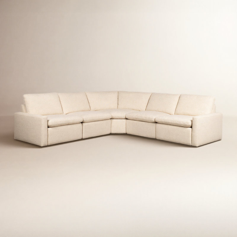 Tillery Sectional, Antigo Natural Performance Weave