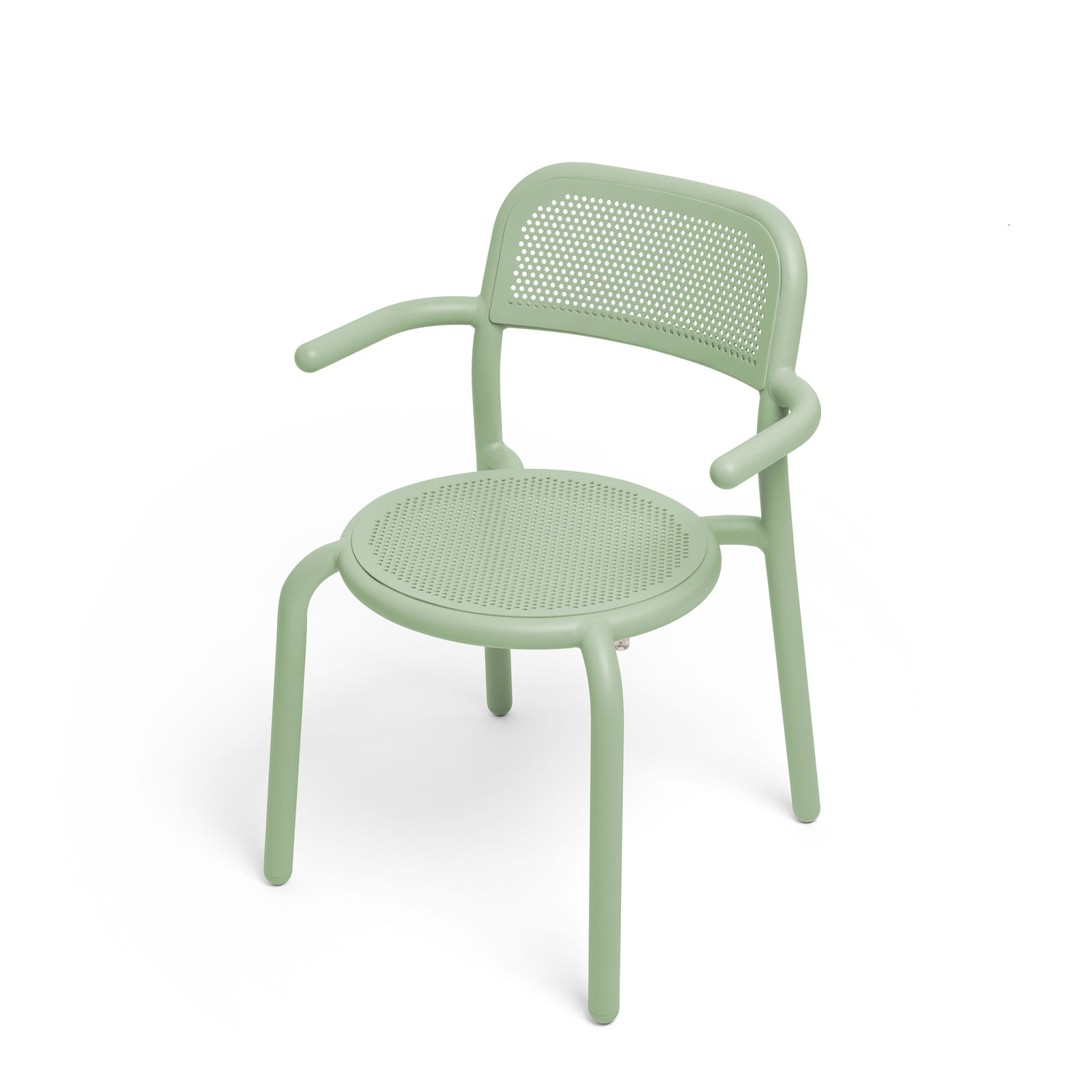 Toní Stacking Patio Dining Armchair, Mist Green