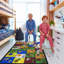 Tapis de chambre à coucher et de salle de jeu pour enfants en caoutchouc Easy Clean-29464970