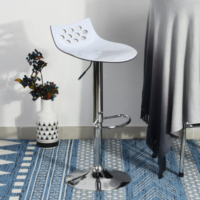 Leverette Swivel Adjustable Height Bar Stool