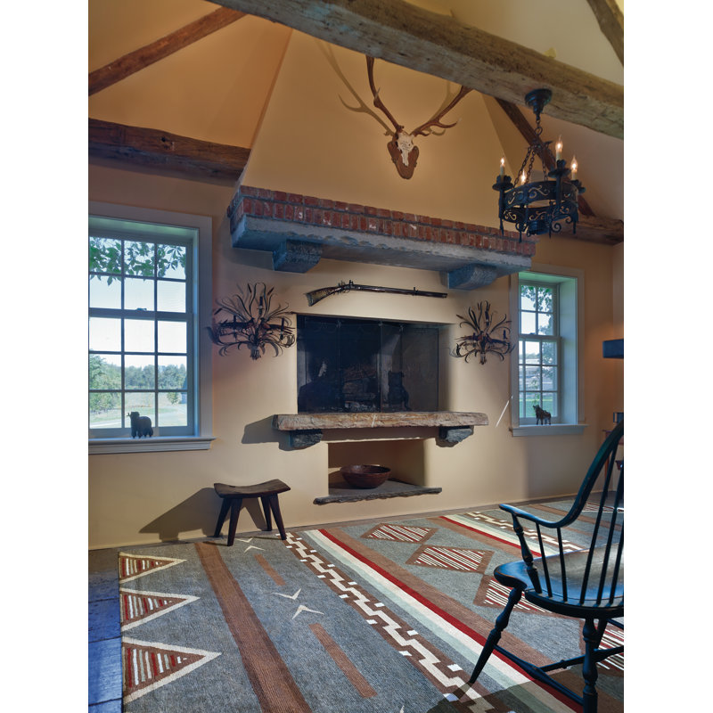 Mesa Wool Southwestern Area Rug, Rectangle 3' x 5'
