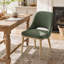 Chaise rembourrée avec pieds en bois massif-205756167-205756169