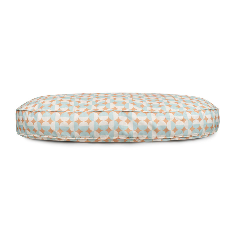 Large Oval Lounger Bed, Sunny, Ensoleillé, X-Large (53"w x 33"d x 6"h)