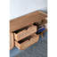 Armoire 59 po x 15 po x 20 po avec façade en bois naturel