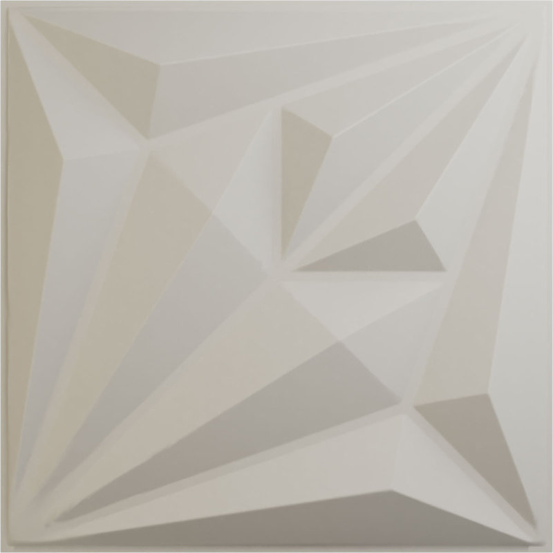 Panneau mural 3D Diamond EnduraWall, Blanc fleur satiné UltraCover