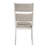 Modern Farmhouse Dining Side Chairs Set Of 2 Antique White Finish Upholstered Seat Back Wooden Furniture