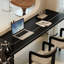 Black Rectangular Solid + Manufactured Wood+Acrylic desk-249758409