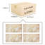 Panneau mural en marbre 12 po x 24 po beige / doré - finition texturée Fs