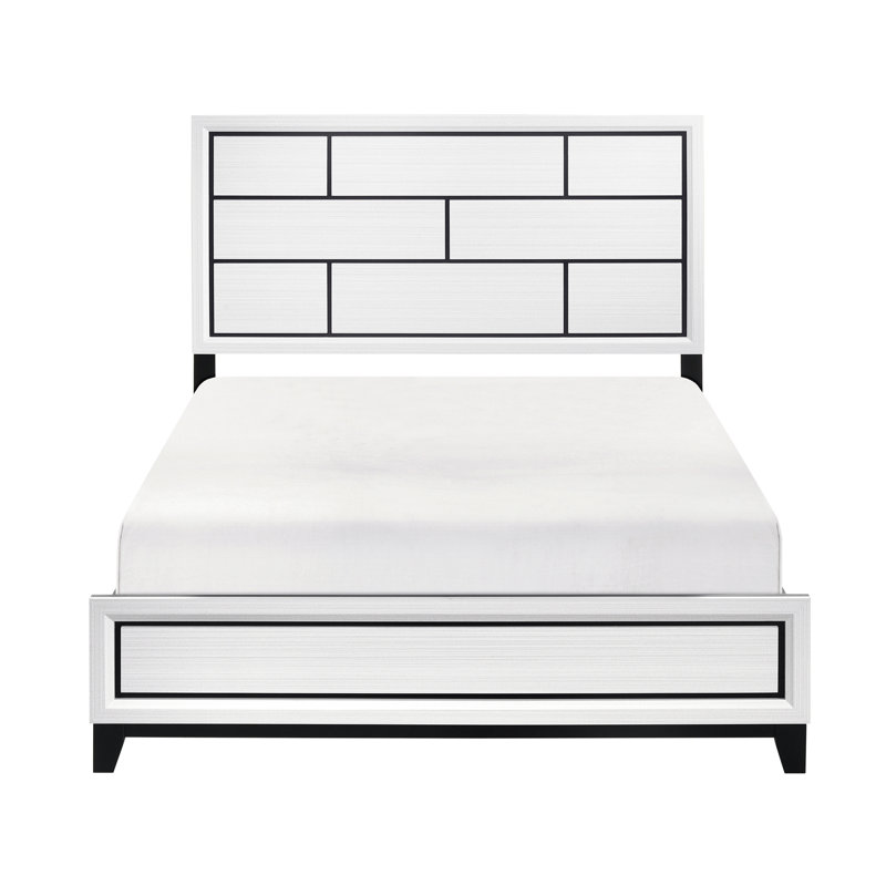 Mobilier de chambre à coucher moderne en bois 1pc, Grand lit