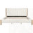 Boucle Thick Headboard Platform Bed-1327475784