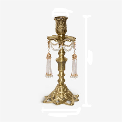 Bougeoir de table en résine 9,06 po H