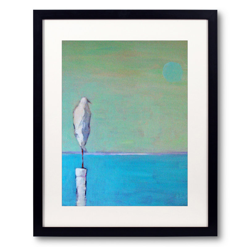 Solitary Bird Print by Phyllis Adams