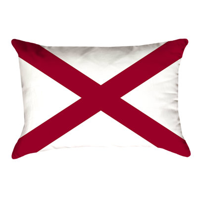 Coussin intérieur/extérieur brumit alabama flag