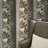 Acuff Modern Floral Forest Trees Pattern Wallpaper Beige Gray Gold Metallic Green hue