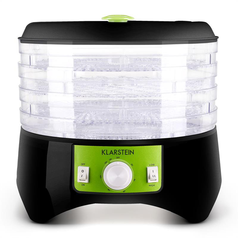 Klarstein 400W Food Dehydrator, Black/Green
