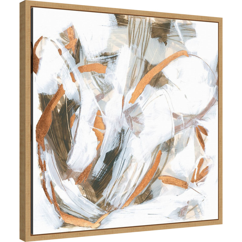 «Copper Storm IV» par June Erica Vess, reproduction d'art sur toile encadrée, H 22 po x l 22 po