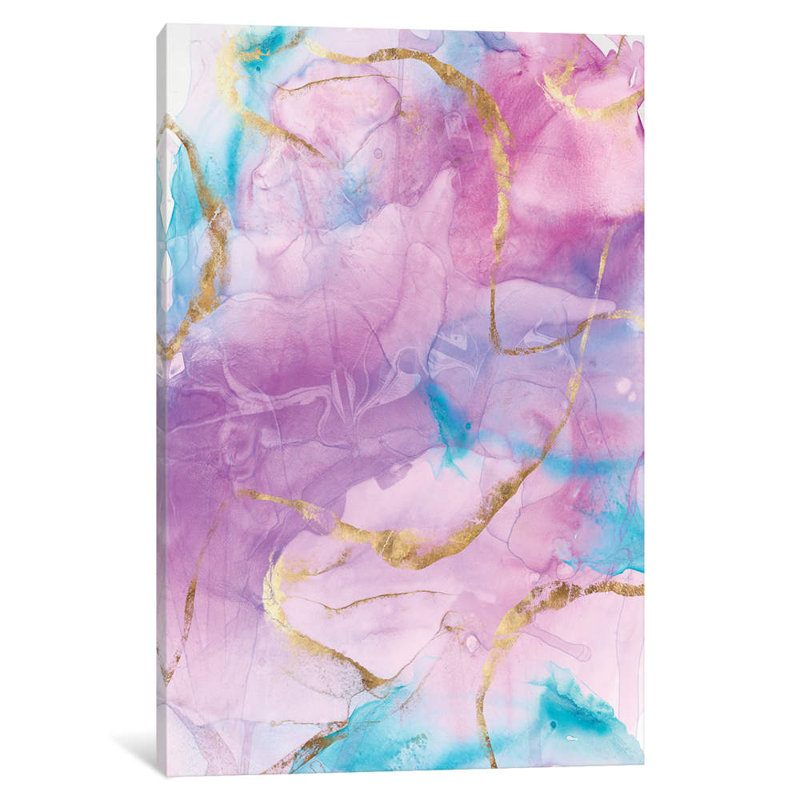 Gold Highlights I by Eva Watts - Wrapped Canvas Painting, 66.04 cm H x 45.72 cm W x 1.91 cm D