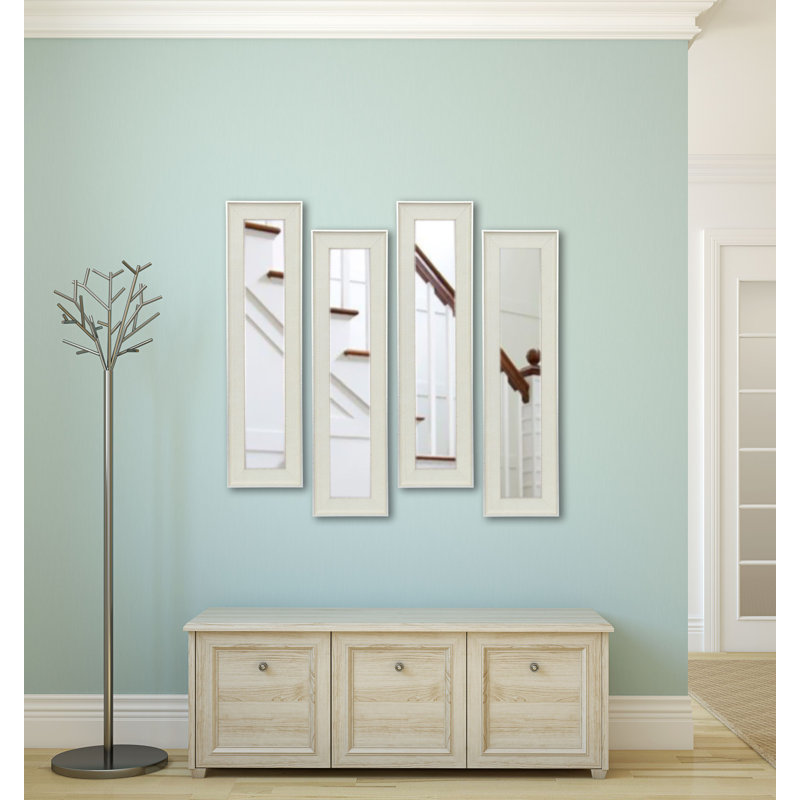 Ensemble de miroirs 4 pièces Truluck, H 37,5 po x l 9,5 po