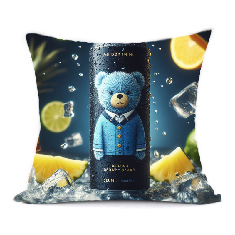 Abstract Reversible Throw Pillow