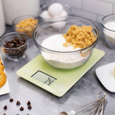 Escali® Arti Classic Glass Digital Scale, Green