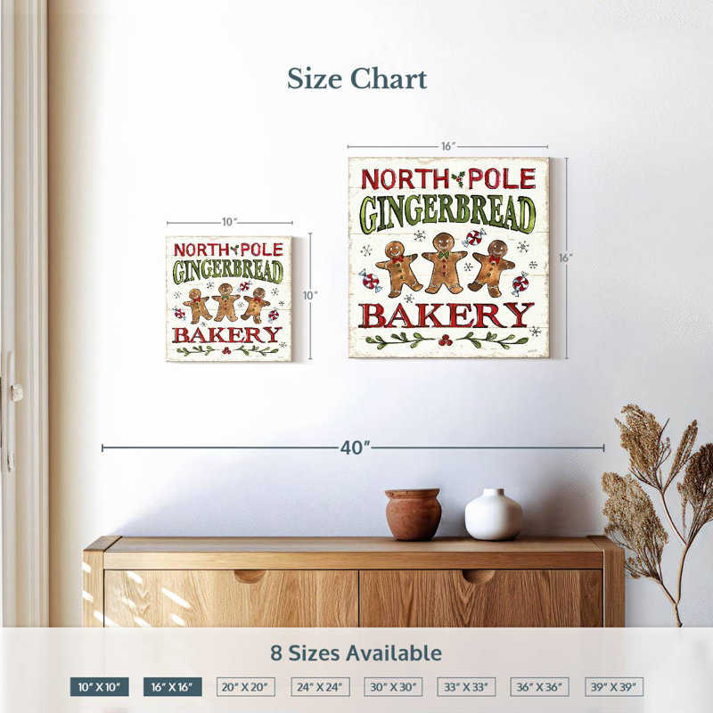 Plaque murale Kema Christmas Treats III, H 10 po x l 10 po