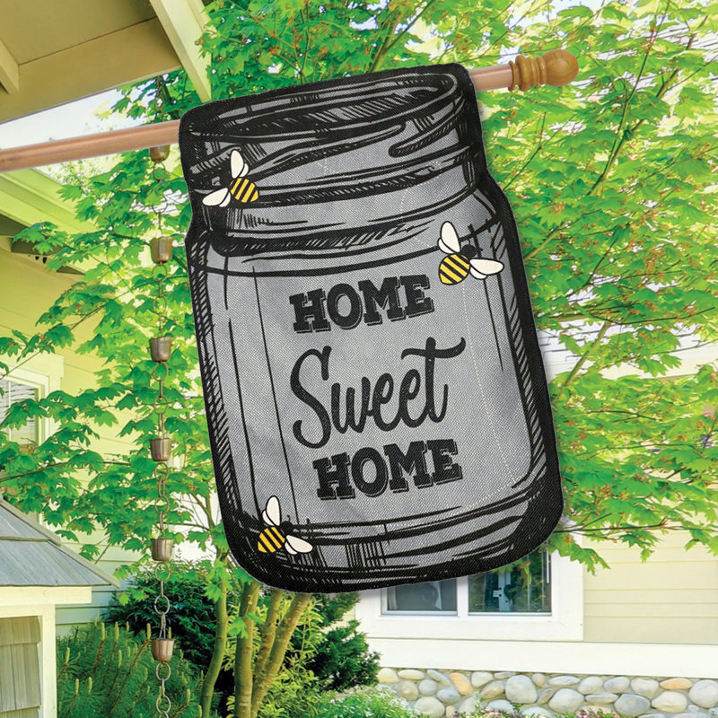 Drapeau de maison Home Sweet Home Mason