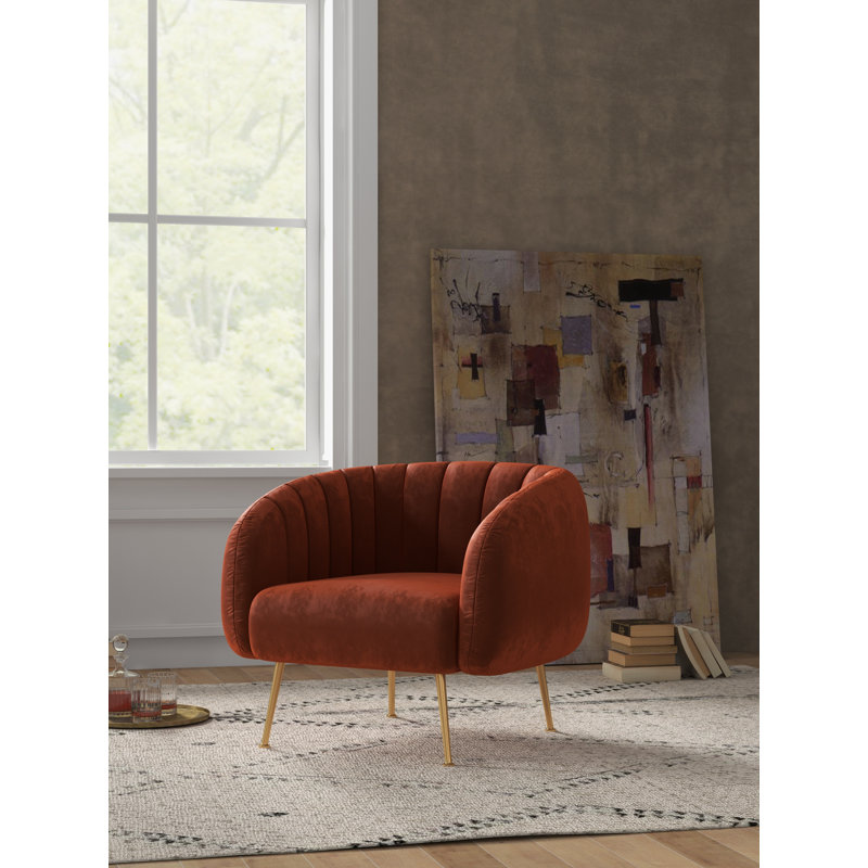 Metro Barrel Chair, Mouse Gray 