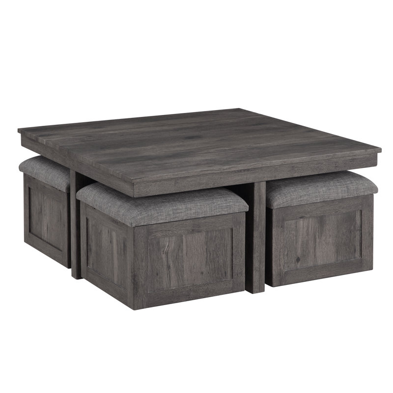 Keiki Single Coffee Table, Rustic Wood