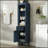 68" H Tall Bathroom Storage Cabinet With  Adjustable Shelves And One Drawer & Door, Storage Cabinet For Bathroom, Living Room, Entryway & Kitchen, Blue-1703382524