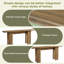 Table de canapé de style rustique, console, support de couloir