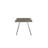 Jack Aluminum Outdoor Dining Table – Modern Patio Table with Rust-Free Frame, Polyresin Slatted Top for Water Drainage & Easy Assembly, Aluminum Frame & Grey Polyresin Top-1251716392
