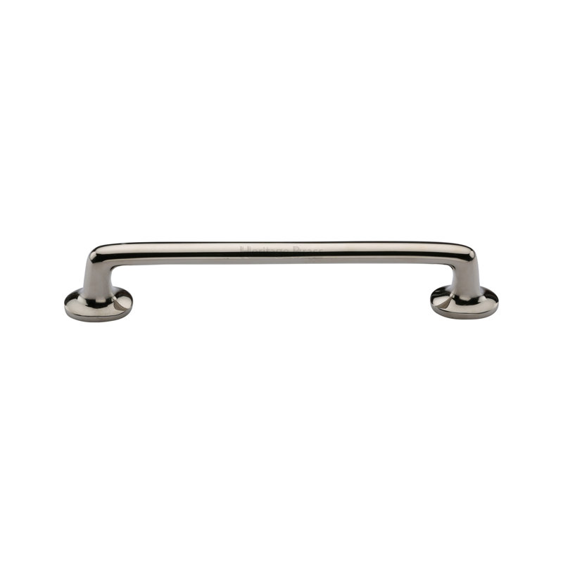 Heritage Brass Heritage Cabinet Pull Traditional Design, Polished Nickel, 1.1cm H x 12.7 Wcm x 3.2cm D