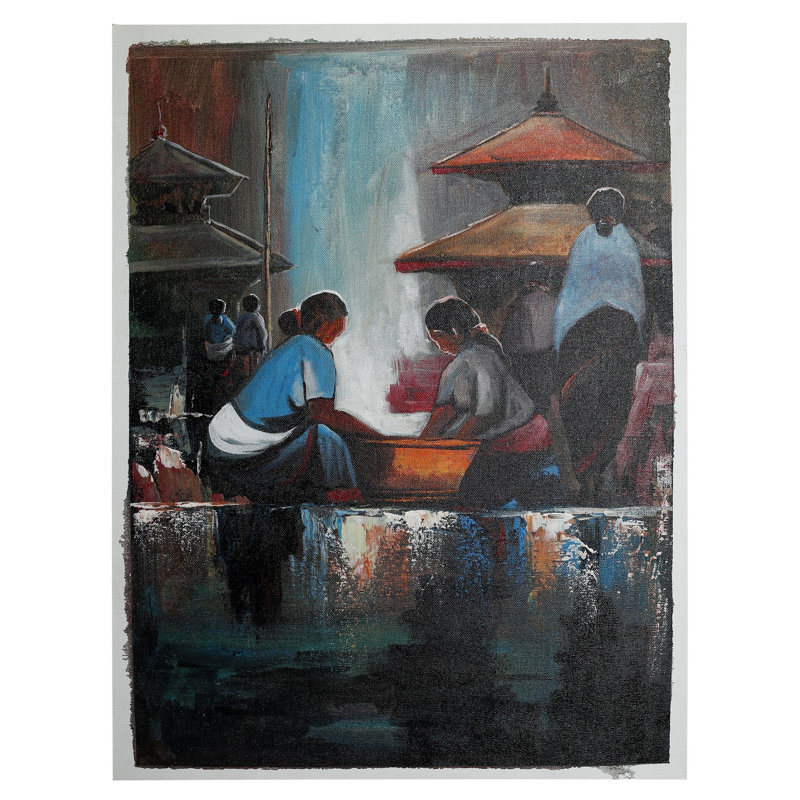 Vie quotidienne | Peinture à l'huile sur toile