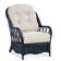 Chaise avec accoudoirs en rotin Everglade
