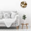 Décoration murale brun et blanc 12 x 12 coups de pinceau