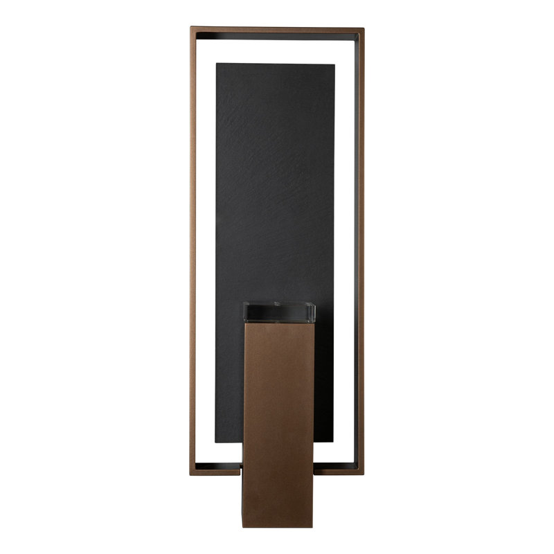 Shadow Box 2 - Light Outdoor Flush Mount, Coastal White, Coastal Burnished Steel, No