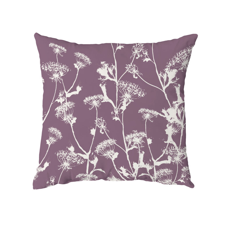  Housse et insert de coussin extérieur d'extérieur, Violet, 18" x 18"