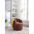 Swivel Accent Armchair Barrel Chair With Powder Coating Metal Ring-1122601860