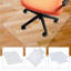 Convex flat bottom PVC chair mats-625374727