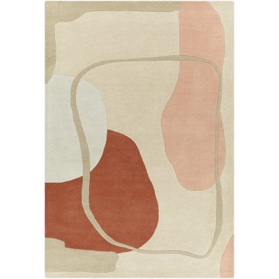 Tapis abstrait touffeté à la main bamse