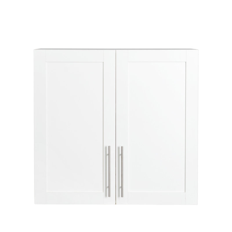 Stackable Wall Mounted Storage Cabinet,  White
