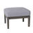 Lattice Aluminum Ottoman - Slate Gray-63361355-70039798