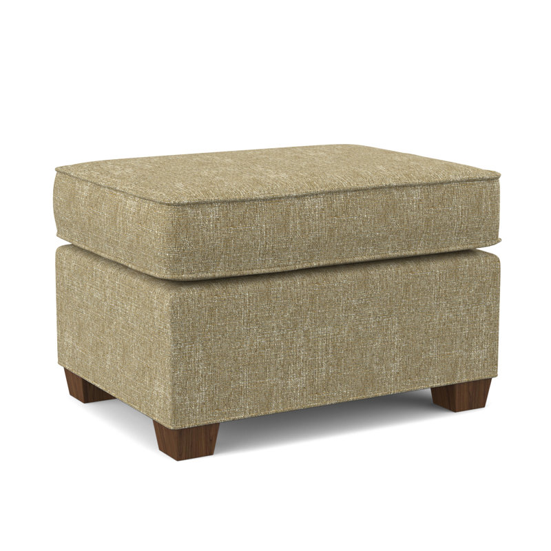 Finn 26" Wide Rectangle Standard Ottoman, Montana Walnut, Connelly Wren