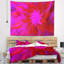 Tapisserie floral rose de fleurs brillantes-28494892
