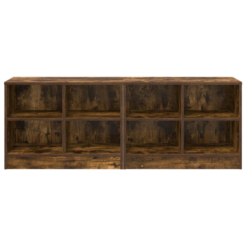 66cm W Bedside Table, Smoked Oak