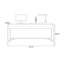 70.87" White Rectangular Solid Wood with 3 drawers desk-108985621